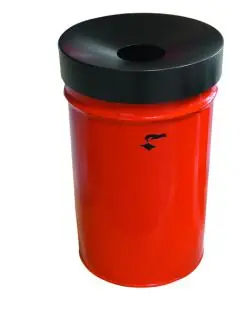 Abfallbehälter "Fire Ex" - Volumen ca. 60 Liter - feuerhemmend Schneller Versand