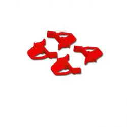 Sichere Zahlung Schiebeschnappverschlüsse ProfiPlus EuroBox 4S - 4er Set - Farbe rot