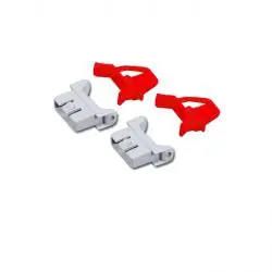 Online Kaufen Schiebeschnapp-/ und Scharnierverschlüsse ProfiPlus EuroBox 2+2S - Farbe rot / grau - VE 2+2er Set - Preis per VE