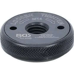 Knallerangebot Schnellspannmutter - für Winkelschleifer - M14 - Scheiben-Ø max. 230 mm - Scheibenstärke max. 6 mm