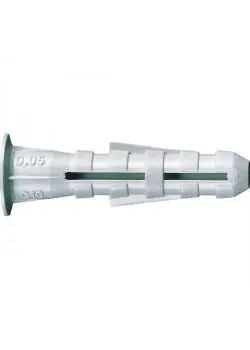 Zertifiziert Nylon-Spreizdübel - mit Kragen - Schrauben Ø 3,5-5,0 mm - VE 100 Stück