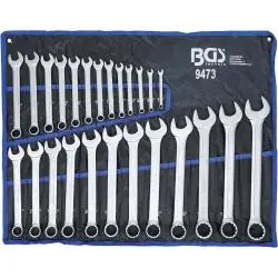 Maul-Ringschlüssel-Satz - Ringseite Zwölfkant - SW 1/4" bis 1 1/4" - 25-teilig Knallerangebot