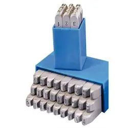 Expressversand Schlagstempel - "GRAVUREM-S" - Standard | 0-9 & A-Z