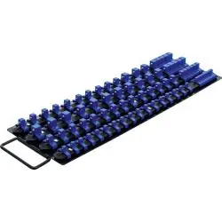 Aufsteckschienen-Set für Steckschlüssel-Einsätze - mit 80 Clips - für Einsätze 6,3 mm (1/4"), 10 mm (3/8"), 12,5 mm (1/2") Rabatt