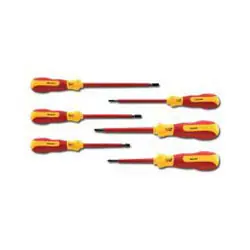 Expressversand Schraubendreher-Satz VDE - 6-tlg. - 4-6,mm /PH1,PH2 + Prüfer